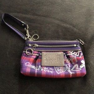 Coach Poppy Wristlet